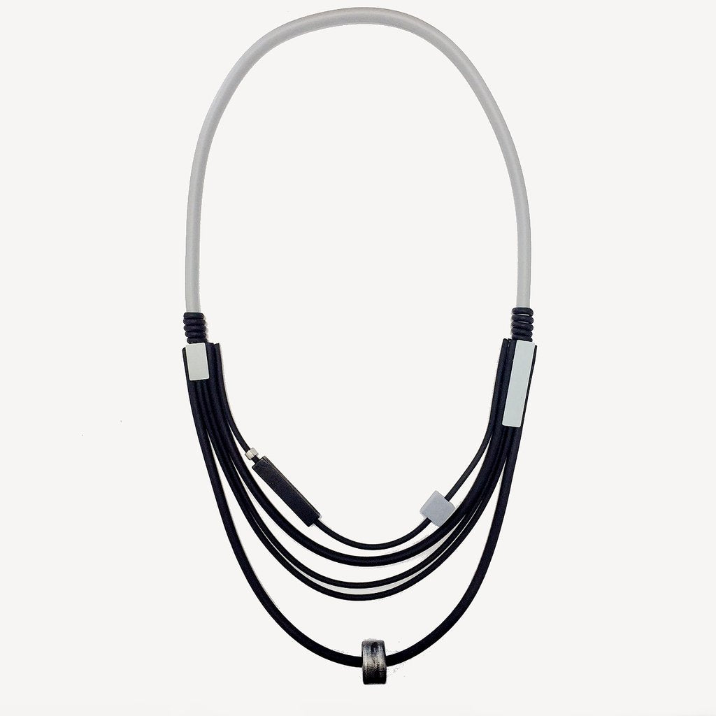 Rubber with Grey Necklace