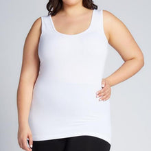 Load image into Gallery viewer, Bamboo Plus Size Double Scoop Tank