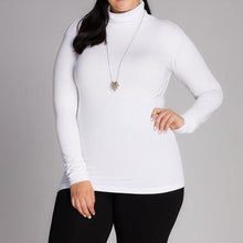 Load image into Gallery viewer, Bamboo Plus Size Turtleneck Top