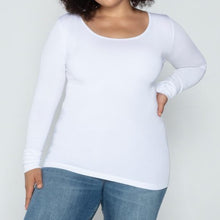 Load image into Gallery viewer, Bamboo Plus Size Long Sleeve Top