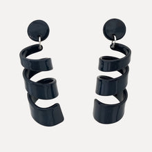 Load image into Gallery viewer, Coiled Drop Resin Earring