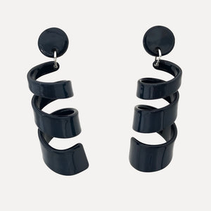Coiled Drop Resin Earring